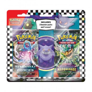 Pokémon Scarlet & Violet Eraser Blister rinkinys (Gengar)